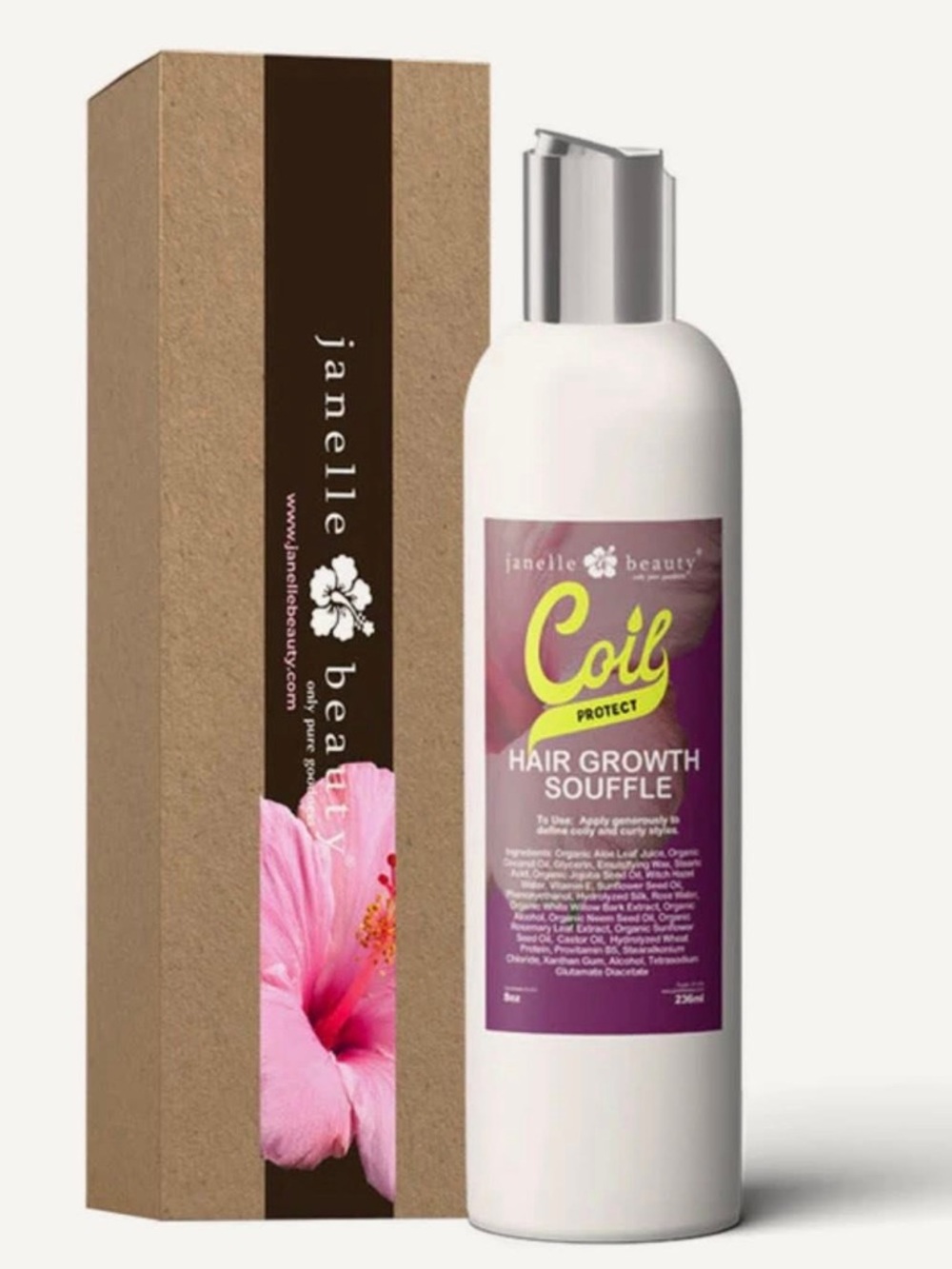 Janelle Beauty Coil Protect - Hair Growth Souffle style coils & curly hair